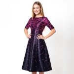 Floral Jacquard Midi Dress - Image 5
