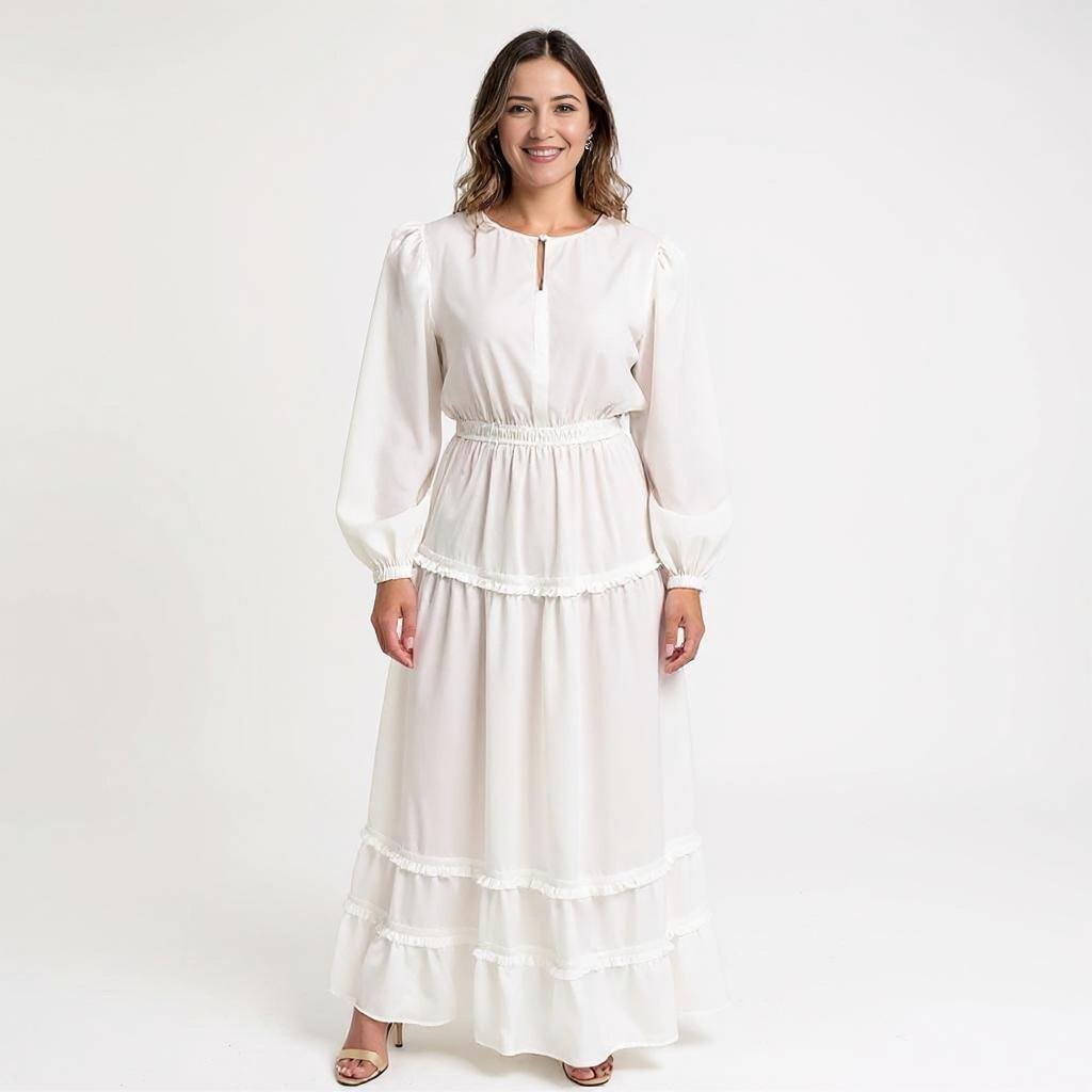 WhatsApp Image 2025-06-16 at 14.46.20_b0d186fa Ava White Long Sleeve Maxi Dress - Image 1
