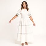 Elise White Maxi Dress