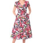 Carice Wrap Midi Dress