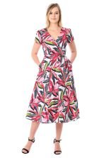 Carice Wrap Midi Dress