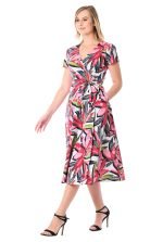 Carice Wrap Midi Dress - Image 4