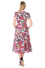 Carice Wrap Midi Dress - Image 6