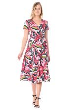 Carice Wrap Midi Dress - Image 3