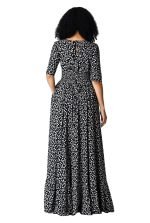 Karen Ruched Maxi Dress - Image 5