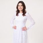 Monalisa Lace White Maxi Dress - Image 6