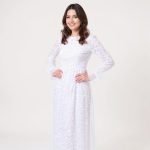 Monalisa Lace White Maxi Dress - Image 3