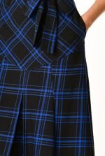Nathalie Plaid Midi Dress - Image 3