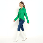 Green Cable Knit Sweater - Image 3