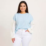 Show Up in Style Blue Top
