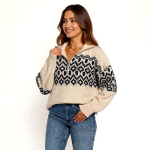 Eloise Zip Knit Sweater - Image 3
