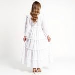 The Kelsee Elegant White Maxi Dress - Image 6