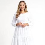 The Graceful Tiered White Maxi Dress - Image 6