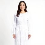 The Sarah Classic White Maxi Dress - Image 4