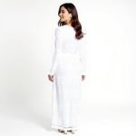 The Sarah Classic White Maxi Dress - Image 3