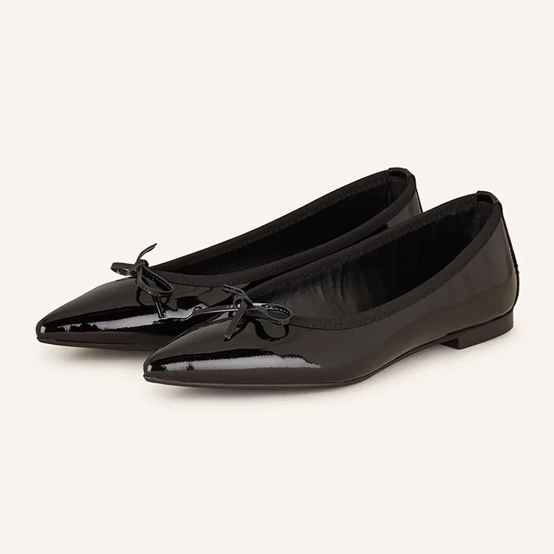 100164201913000_0_1718609955680-1-scaled-1 Patent Leather Flats Black - Image 1