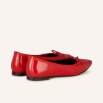 Patent Leather Flats Red - Image 2