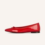 Patent Leather Flats Red - Image 4