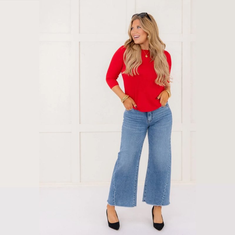 1G7A0283_eb5c05fb-3aea-4701-b30d-050fcf045dc4_1800x1800 High-Waisted Wide-Leg Retro Denim - Image 1