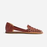 Ladies' Woven Strap Sandals Brandy