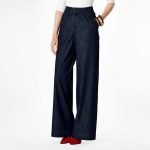 Denim Wide-Leg Pants - Image 4