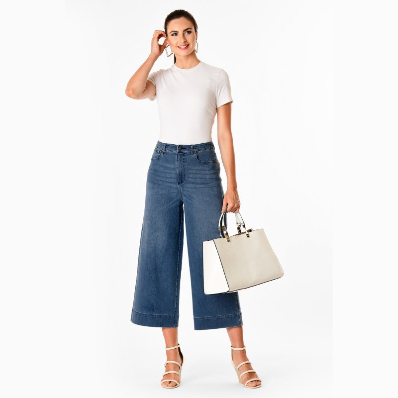 CL0067224EL Wide-Leg Cropped Denim - Image 1