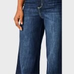 High-Rise Wide-Leg Denim Pants - Image 9