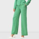 Wide-Leg Trousers Suiting Fabric - Image 3