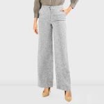 Wide-Leg Trousers Suiting Fabric - Image 7