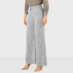 Wide-Leg Trousers Suiting Fabric - Image 8