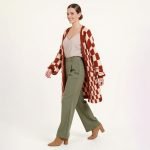 Rust Knit Cardigan - Image 3