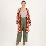 Rust Knit Cardigan