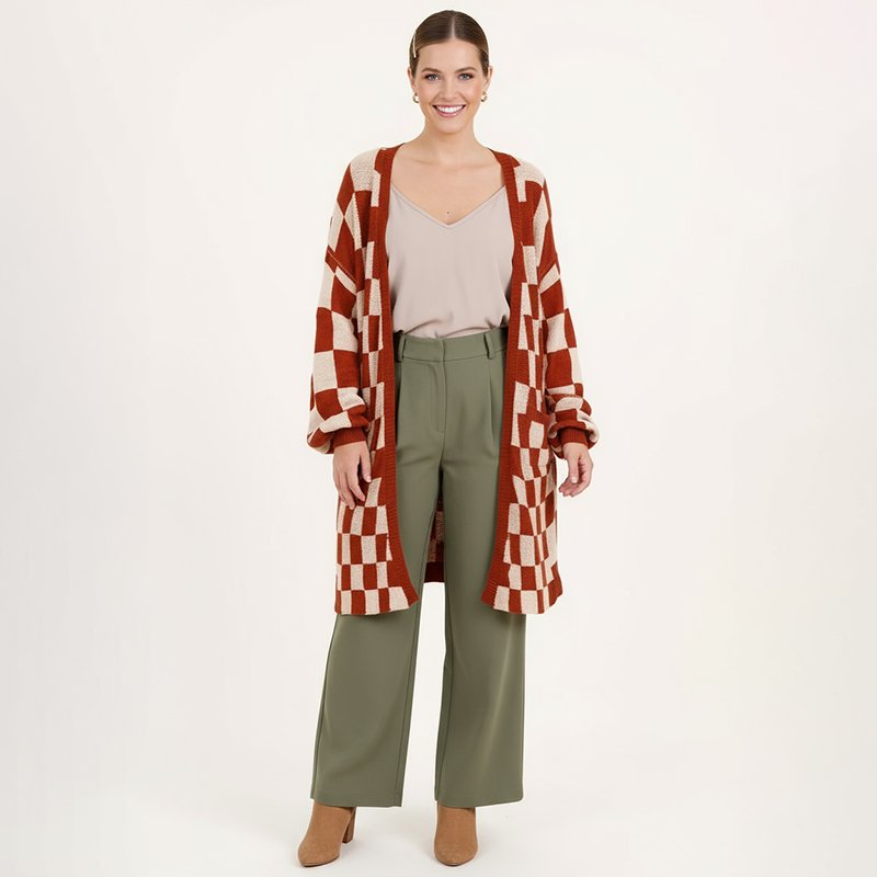 PicjamDownload-2025-09-02T115635.949 Rust Knit Cardigan - Image 1