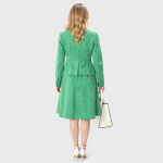 Peplum Skirt with Metallic Zip - Image 3