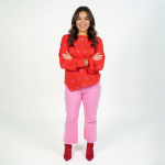 Rosalie Heart Print Sweater - Image 2