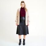 Cream Knit Open Cardigan