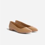 Fina Sleek Pointed Flats Almond