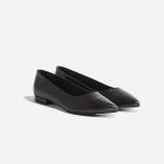 Fina Sleek Pointed Flats Black - Image 3