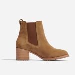 Ana All-Day Heeled Chelsea Taupe Suede - Image 2