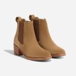 Ana All-Day Heeled Chelsea Taupe Suede