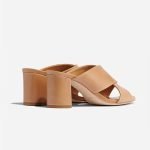 Carina Crisscross Slide Sandal Almond - Image 3