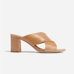 Carina Crisscross Slide Sandal Almond - Image 2