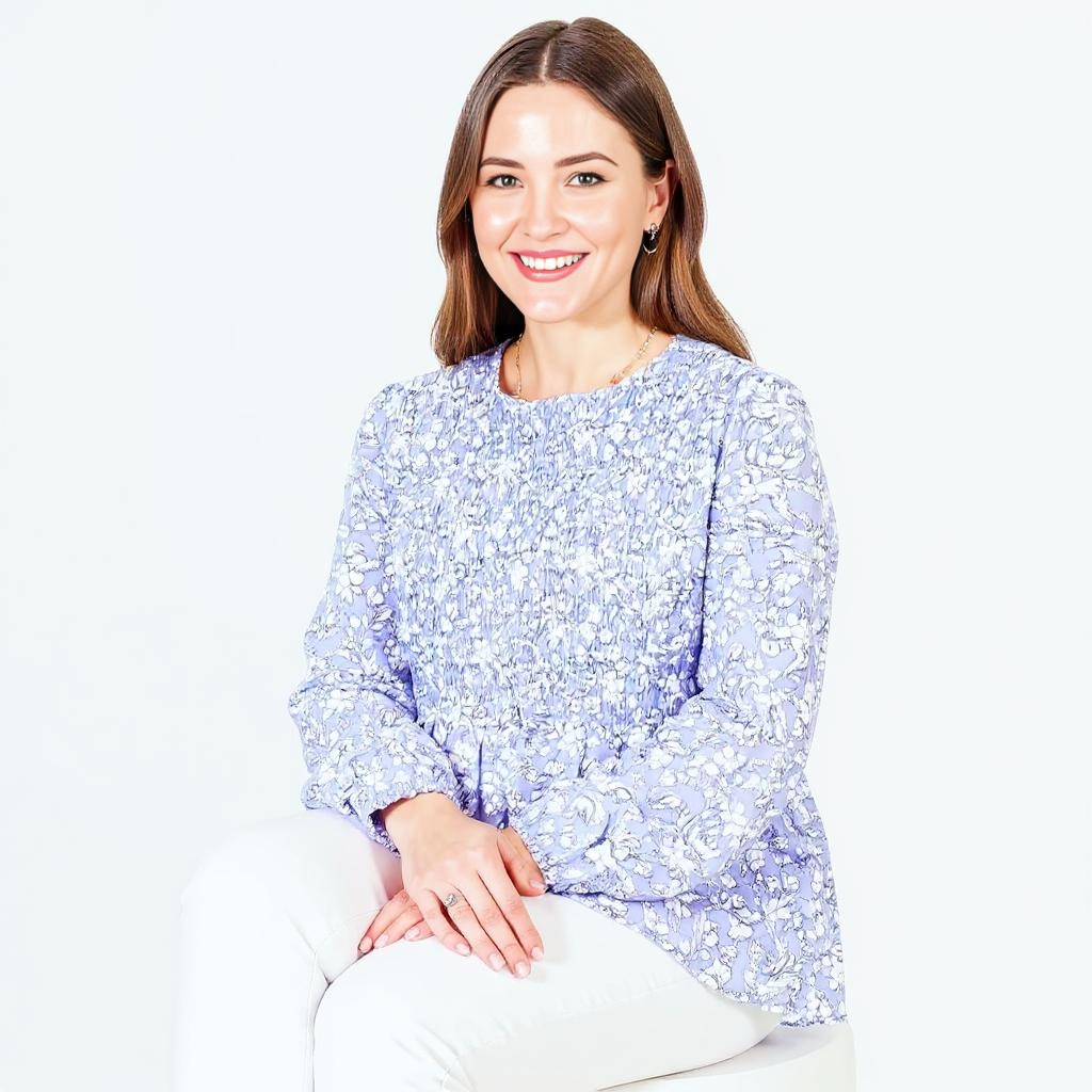 image_319ea2e3-d703-4be3-8f1c-b7c5e4831459 Violet Bloom Elegance Top - Image 1