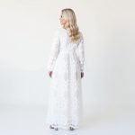 Allara White Lace Maxi Dress - Image 6