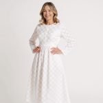 Halie White Maxi Dress - Image 6
