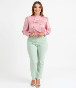 Rose Ruffle Elegance Blouse - Image 5