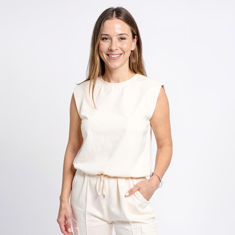 image_2932490f-7453-44b9-8dbe-8cf43293a91d Sleek Essential Ivory Blouse - Image 1