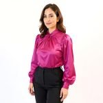 The Luxe Draped Blouse - Image 2