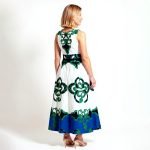 Royal Motif Sleeveless Maxi Dress - Image 7