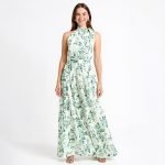 Ivy Halter Garden Maxi Dress